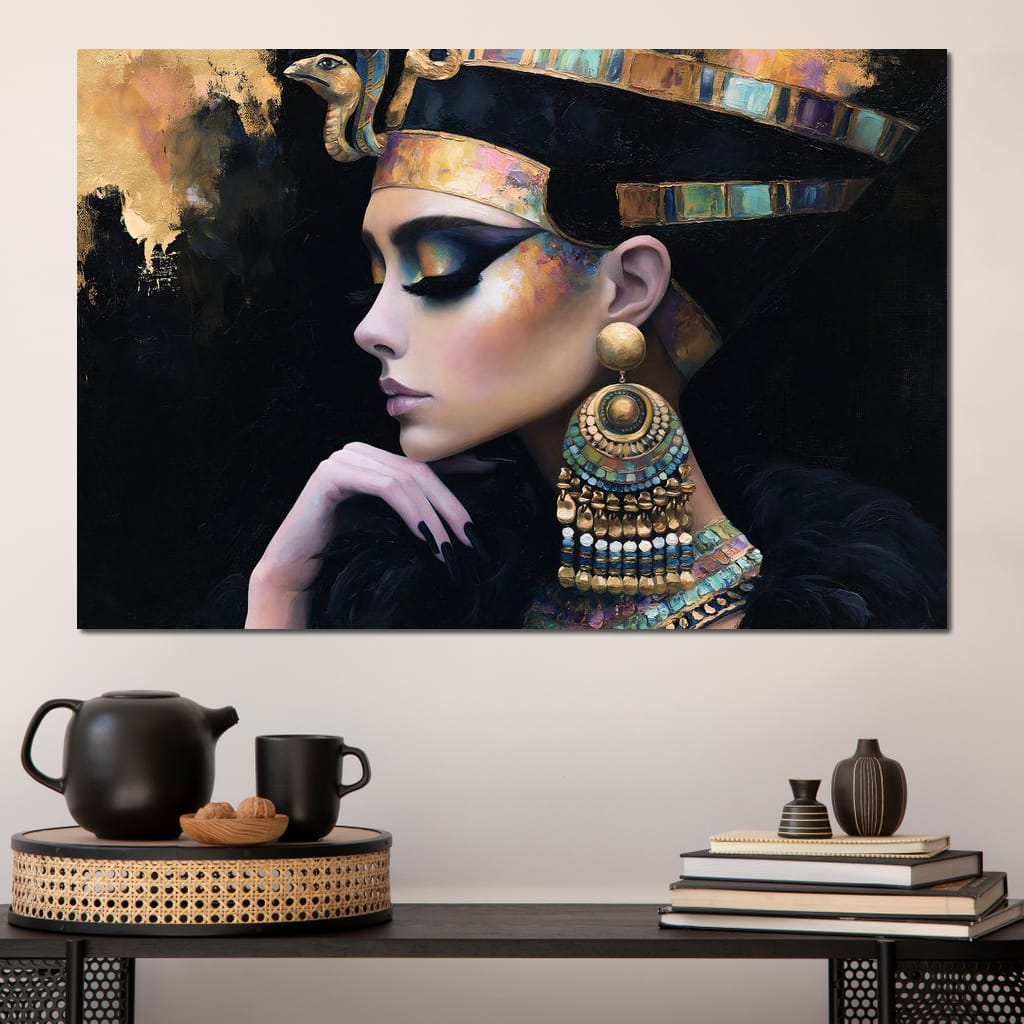 Ancient Egyptian Woman Canvas Wall Art