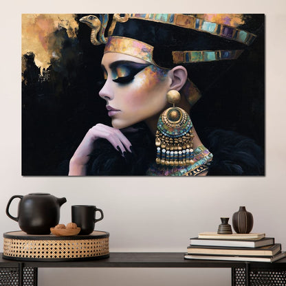 Ancient Egyptian Woman Canvas Wall Art