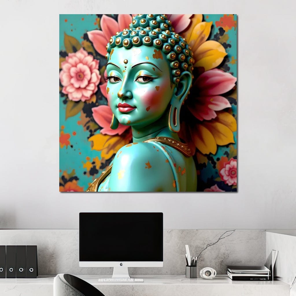 Radiant Petals Tranquility Canvas Wall Art