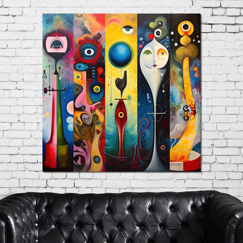 Whimsical Metamorphosis Canvas Wall Art