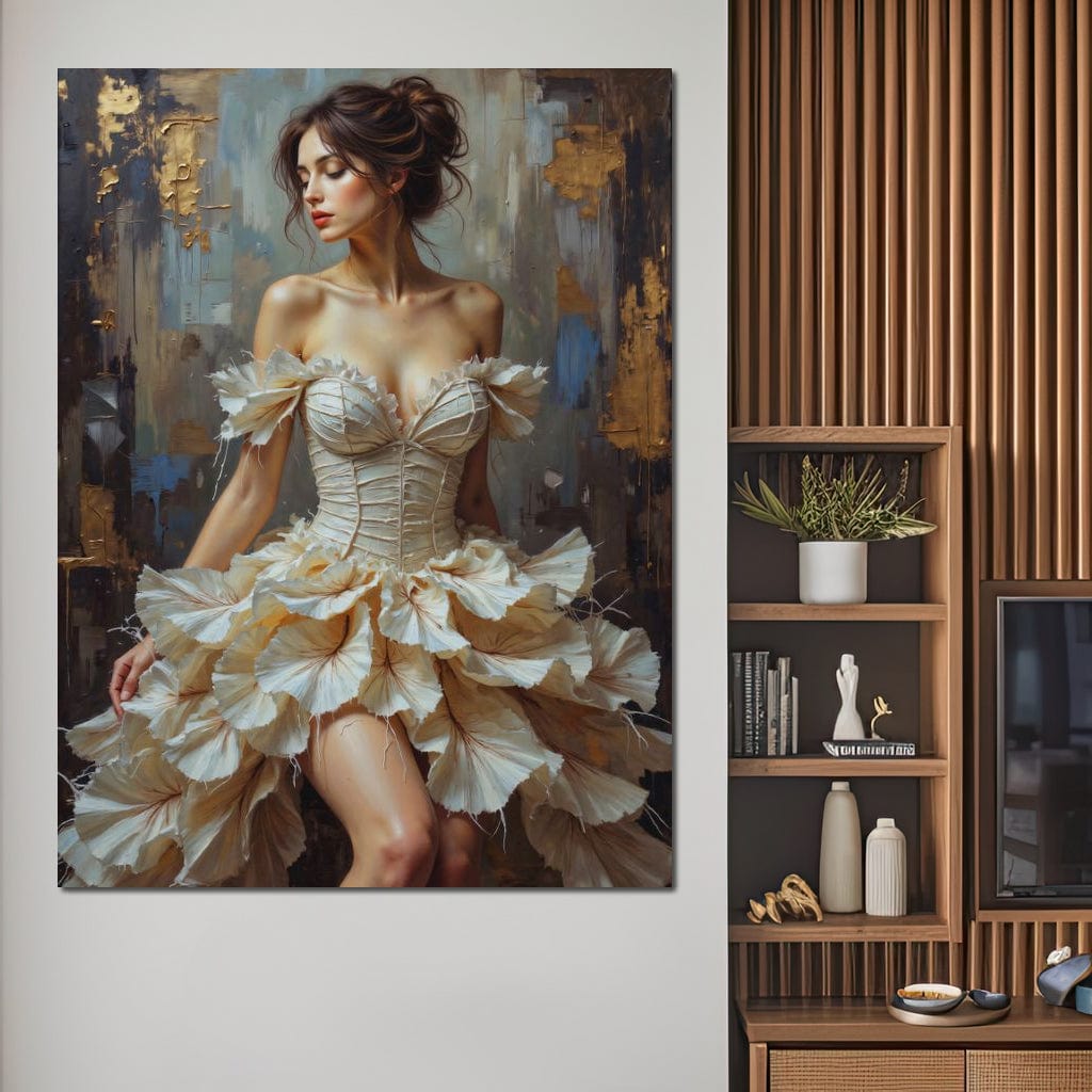 Female Portrait 334 Canvas Wall Art