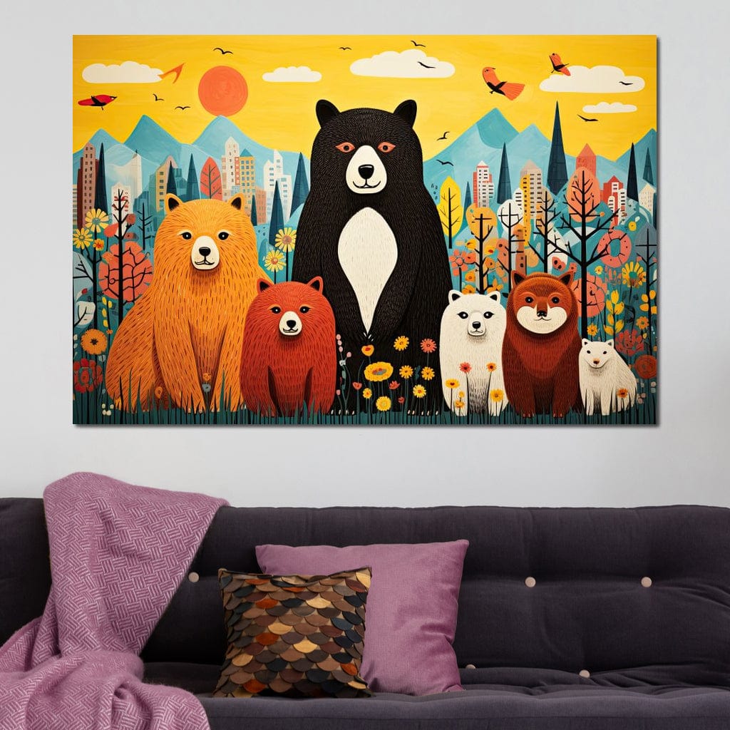 Sundown in the Wild Frontier Canvas Wall Art