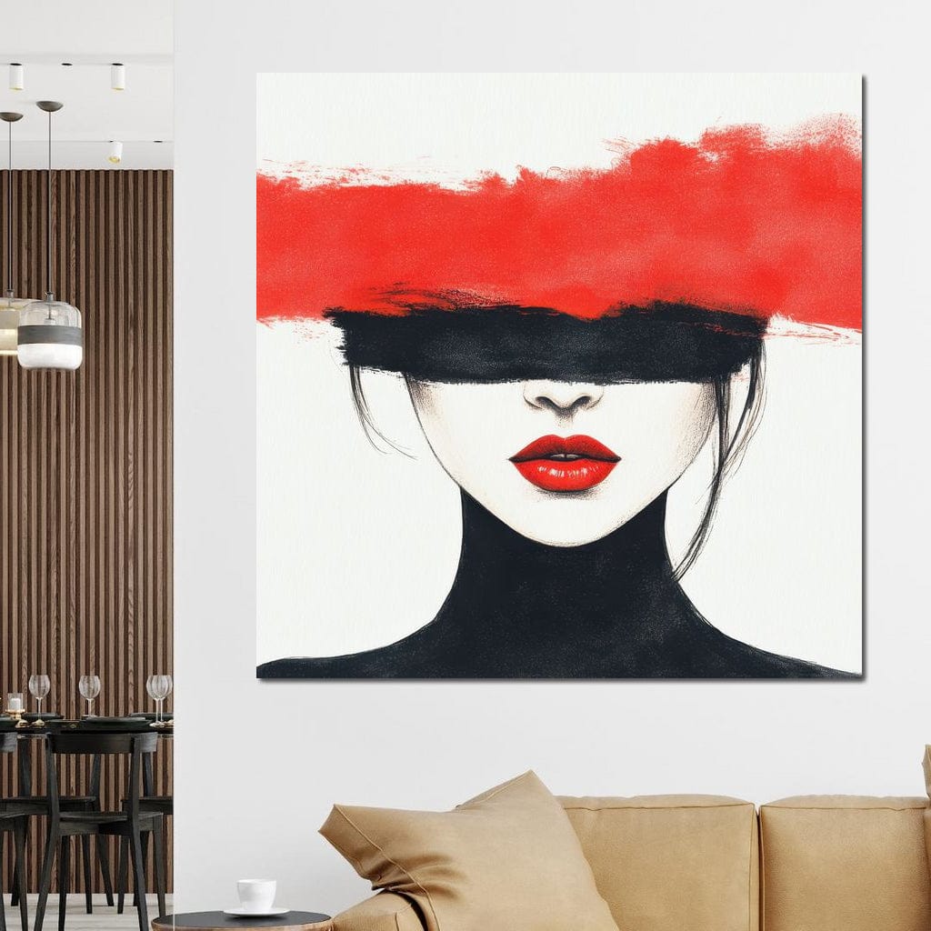 Radiant Allure Portrait Mystique Canvas Wall Art