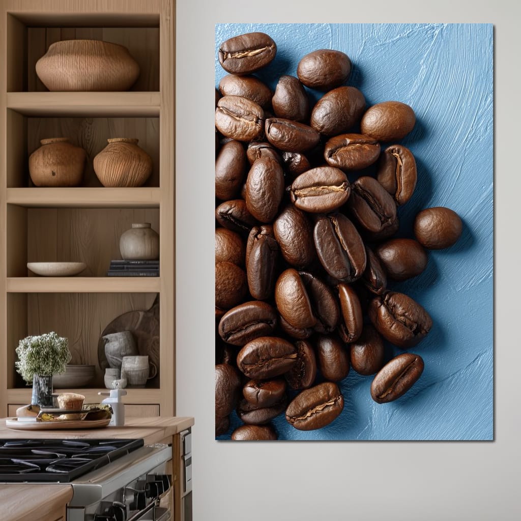 Roasted Coffee Beans Still Life Canvas Wall Art