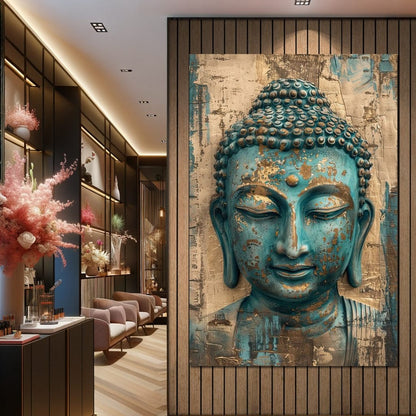 Meditative Harmony Tranquility Canvas Wall Art