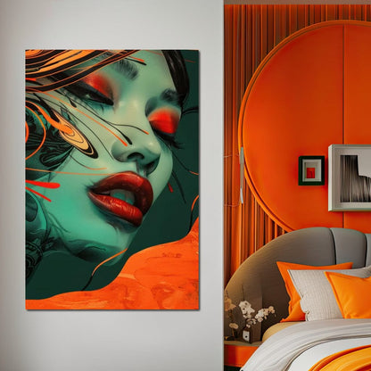 Celestial Muse Canvas Wall Art
