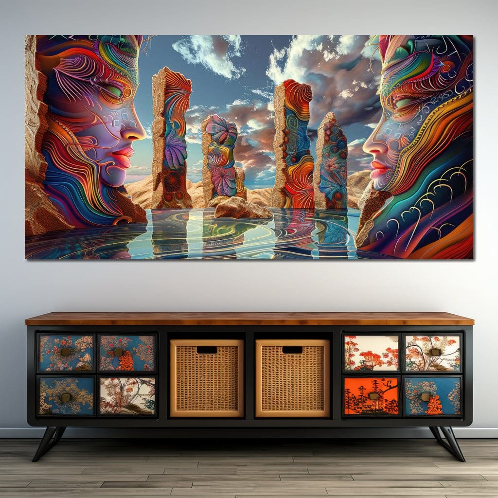 The Guardians of Psychedelia Canvas Wall Art