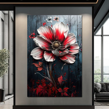 Blossom of Sanguine Dreams Canvas Wall Art