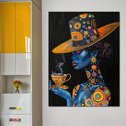Astral Afternoon Tea Canvas Wall Art