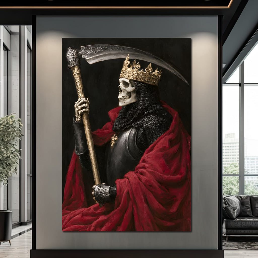 Sovereign Of The Final Harvest Canvas Wall Art