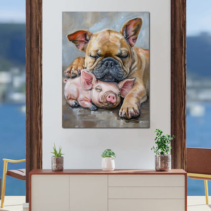 Slumber Buddies Naptime Canvas Wall Art