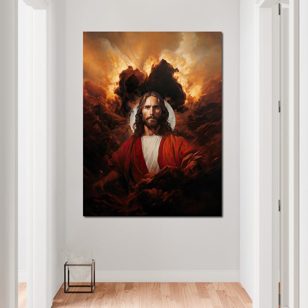 Jesus the Savior Canvas Wall Art