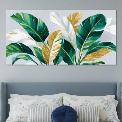 Gold Leaf Botanical Palmdream Canvas Wall Art