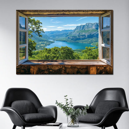 Serenity Vista Panorama Canvas Wall Art