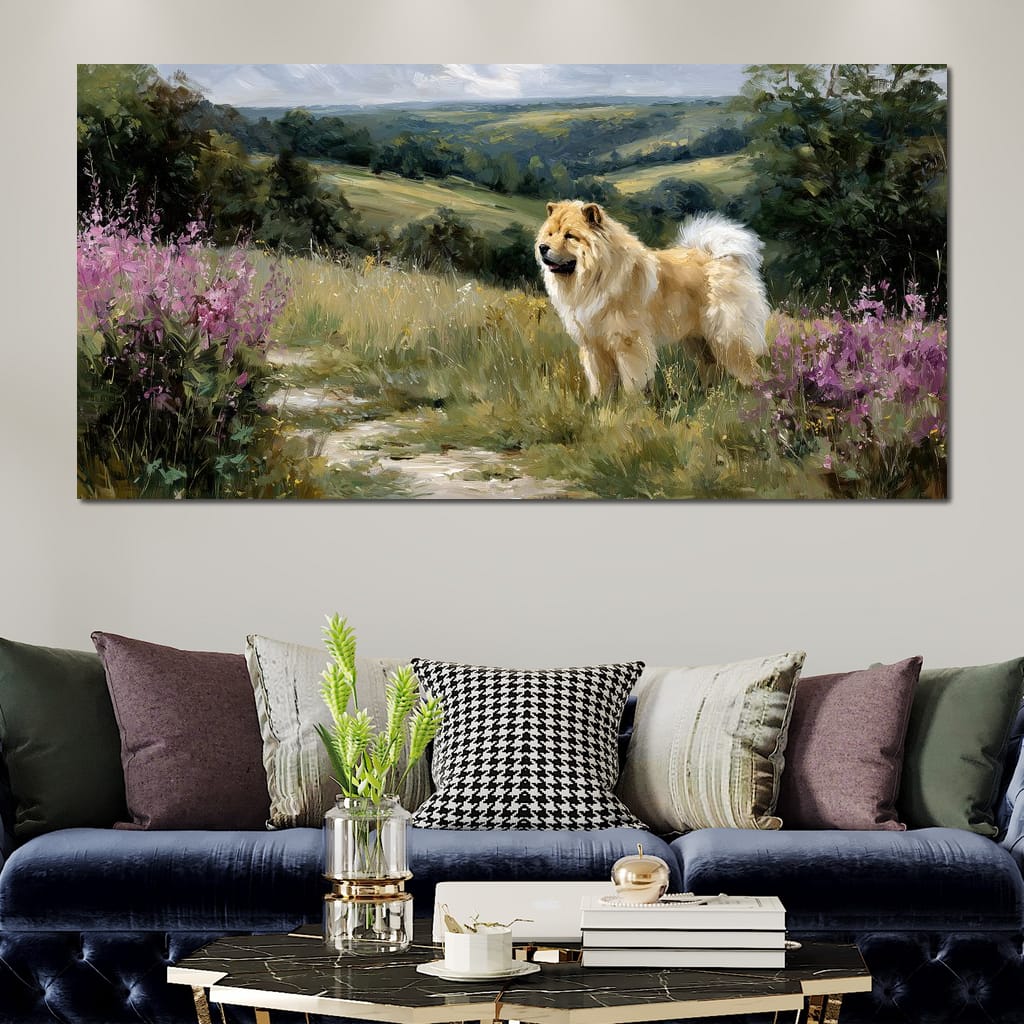 Chow Meadow Trail Summer Light Canvas Wall Art