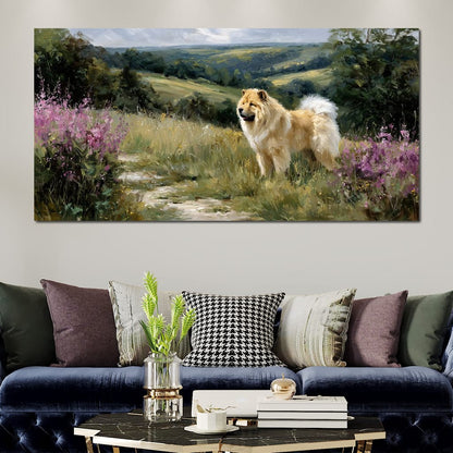 Chow Meadow Trail Summer Light Canvas Wall Art