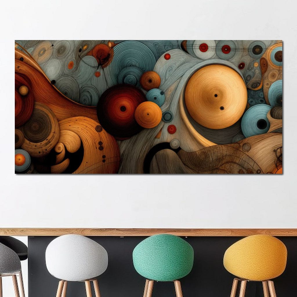 Microcosm Swirl Canvas Wall Art
