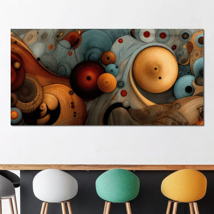 Microcosm Swirl Canvas Wall Art