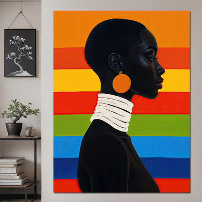 Wrapped in Pride Canvas Wall Art