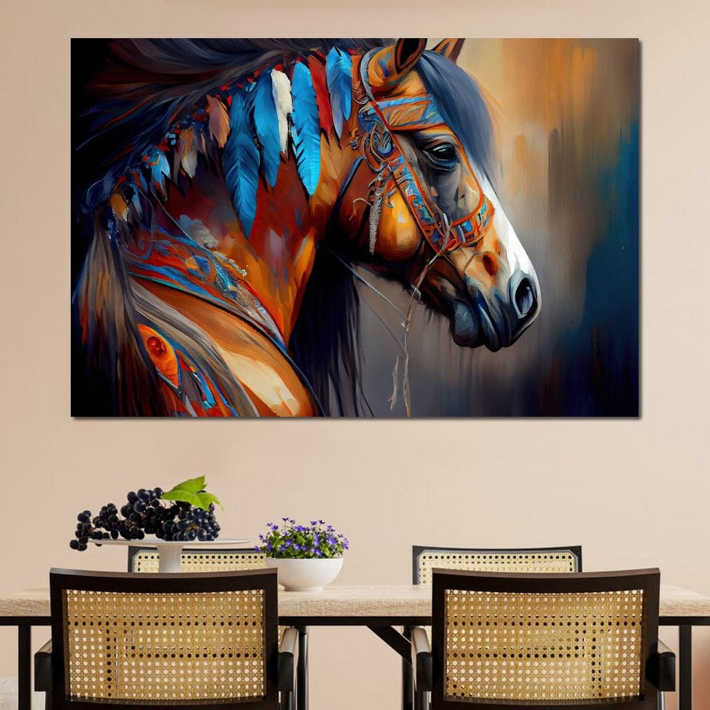 Cherokee Horse 5 Canvas Wall Art