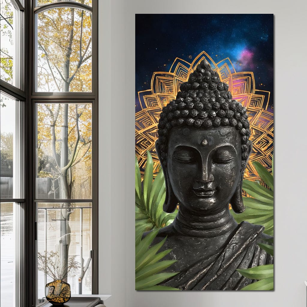 Tranquil Buddha Nightfall Canvas Wall Art