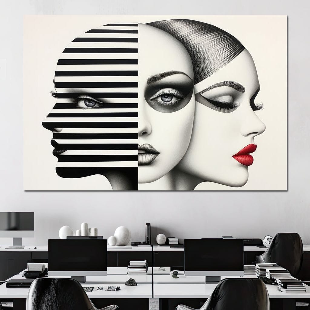 Fragments of Elegance Canvas Wall Art