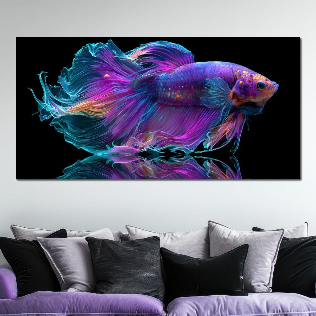 Radiant Fish Canvas Wall Art