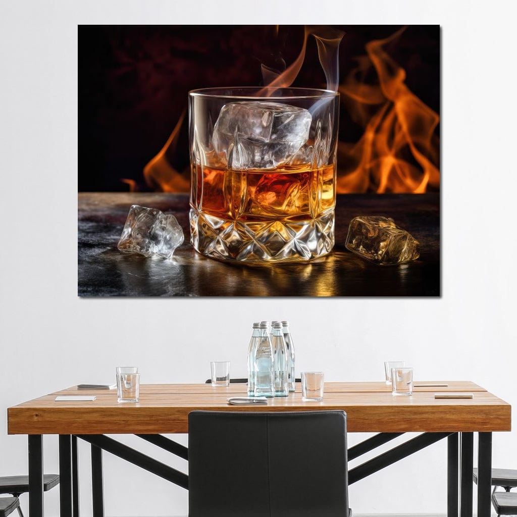The Whiskey Enigma on Canvas Wall Art