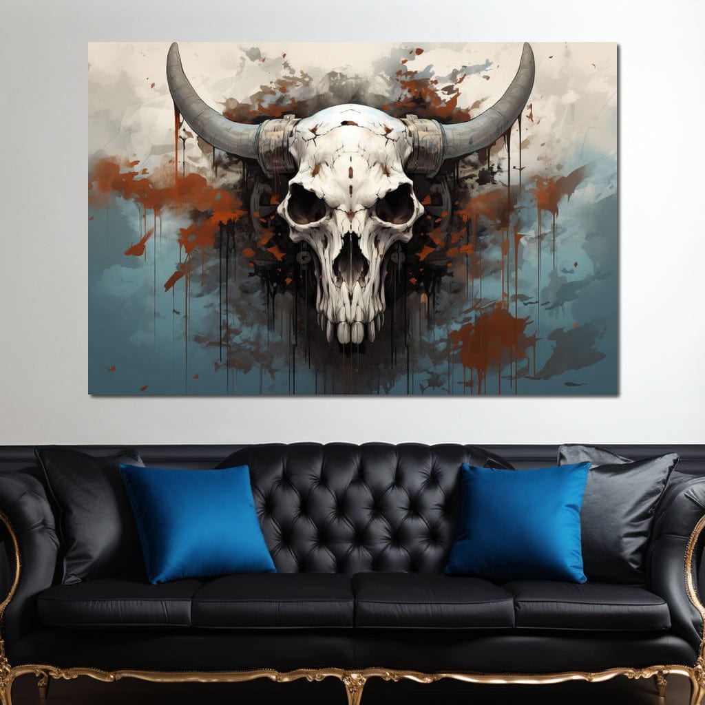 Eternal Symmetry of the Buffalo Canvas Wall Art