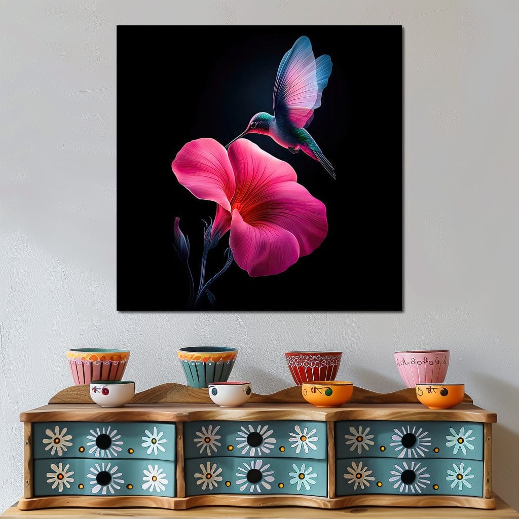 Whispers of the Hummingbird Canvas Wall Art
