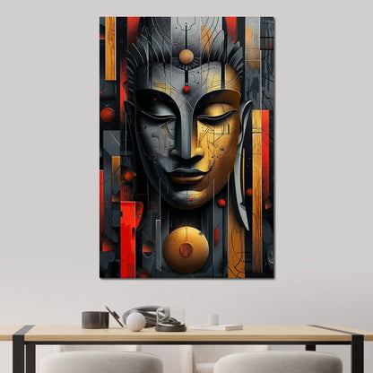Radiant Geometric Balance Canvas Wall Art