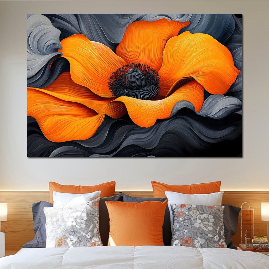 Flameflower Canvas Wall Art