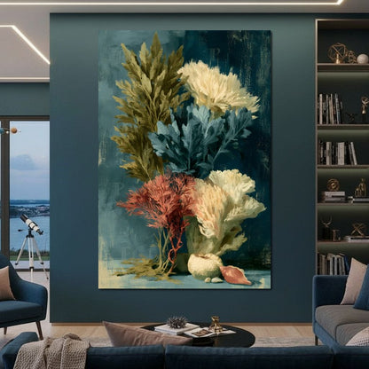Tides of Forgotten Flora Canvas Wall Art