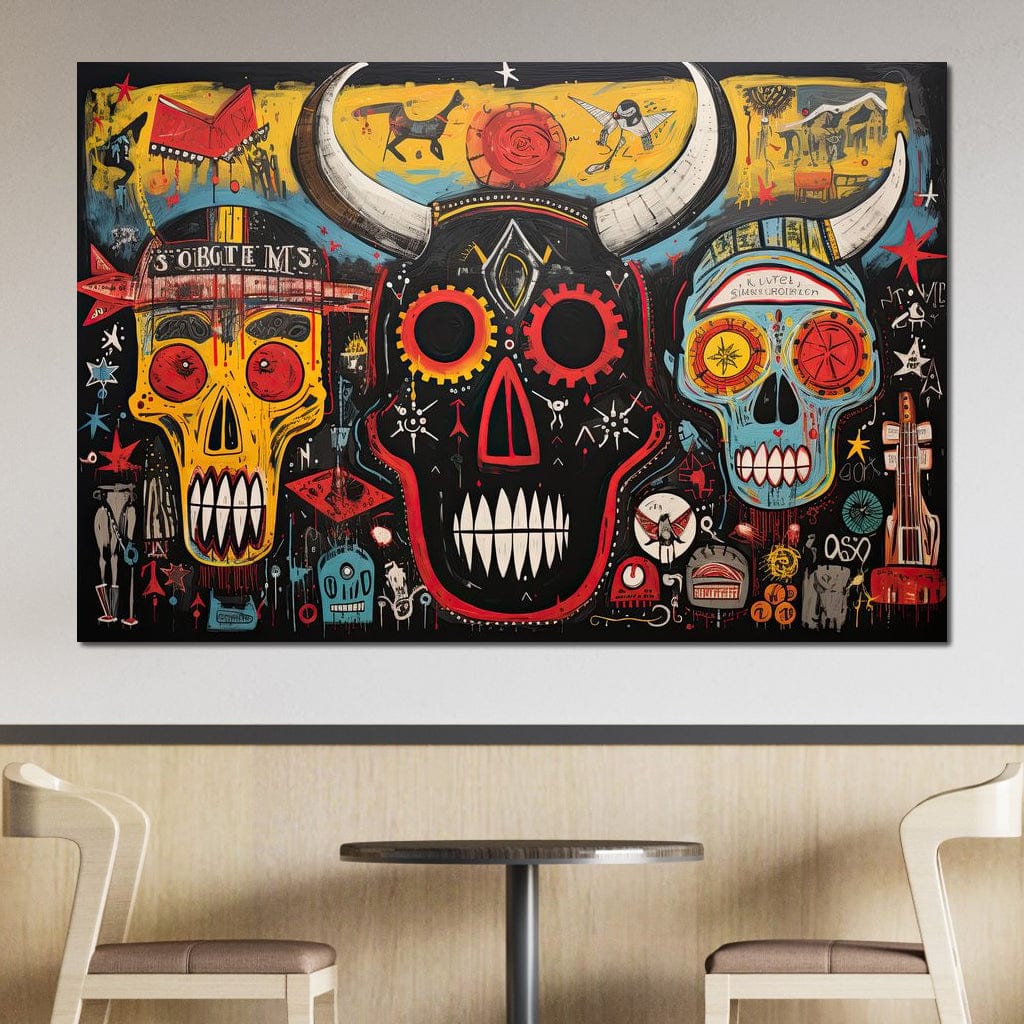 Mystic North American Totems Canvas Wall Art