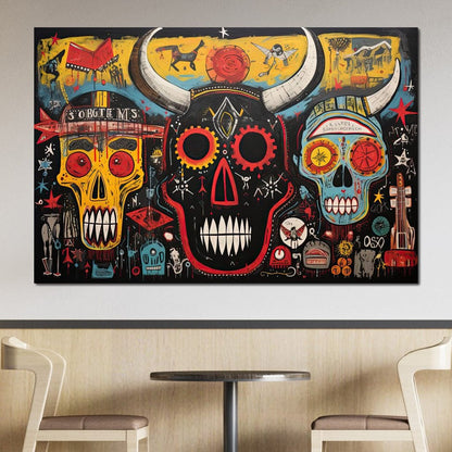Mystic North American Totems Canvas Wall Art