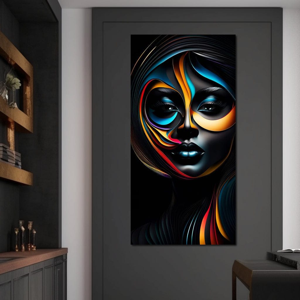 Female Portrait 085 Canvas Wall Art