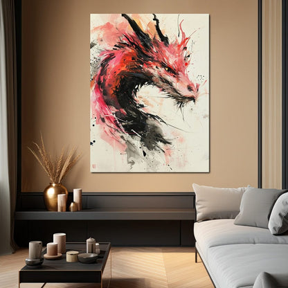 Vibrant Mythical Serenade Canvas Wall Art