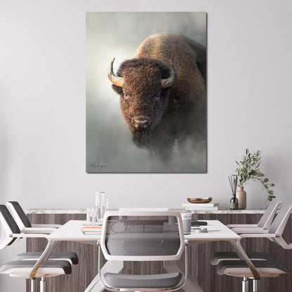 Bison 1 Canvas Wall Art