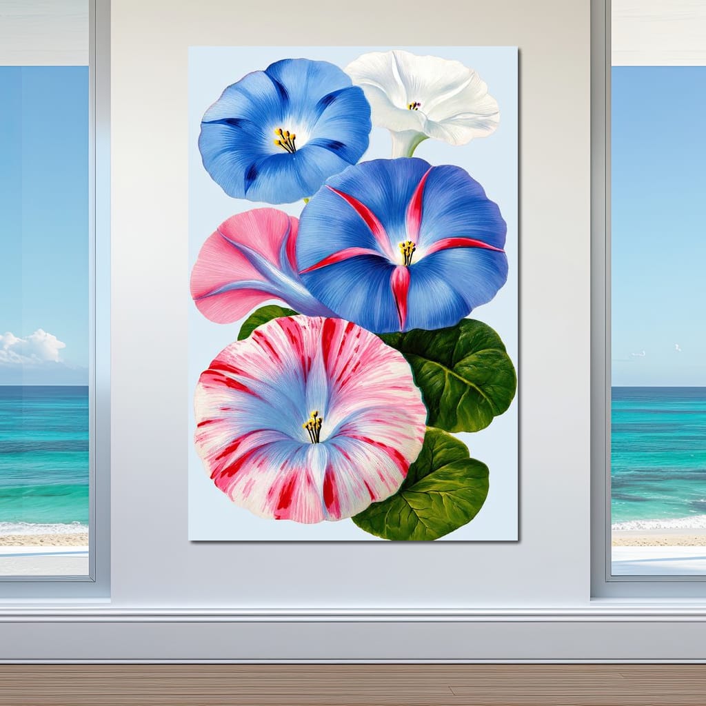 Morning Glory Reverie Canvas Wall Art