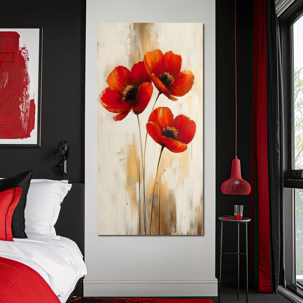 Summer Petal Dance Canvas Wall Art
