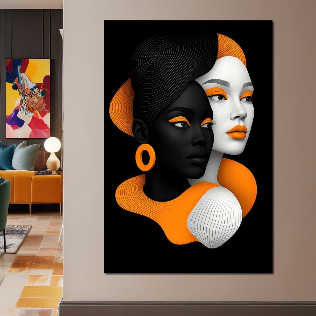 Faces of Balance Canvas Wall Art