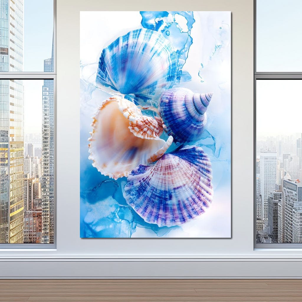 Oceanic Seashells Dreamscape Canvas Wall Art