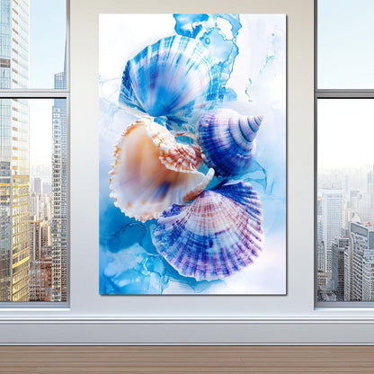 Oceanic Seashells Dreamscape Canvas Wall Art