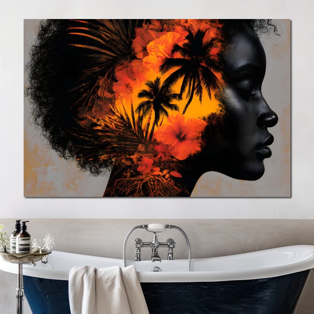 Tropical Mind Tropical Soul Canvas Wall Art