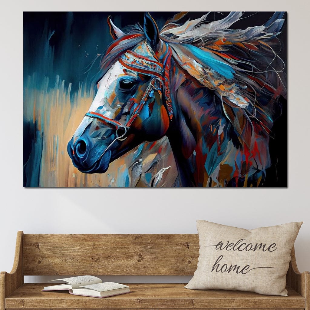 Cherokee Horse 4 Canvas Wall Art
