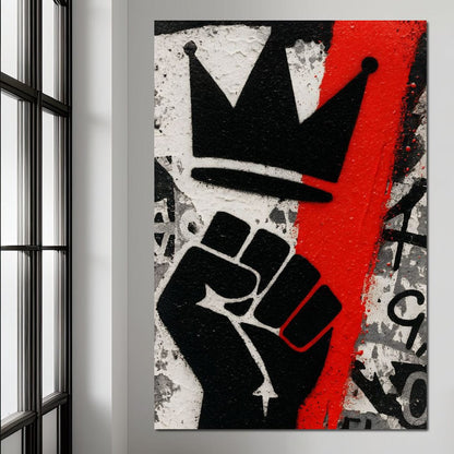 Crown of Unity Power Surge Canvas Wall Art