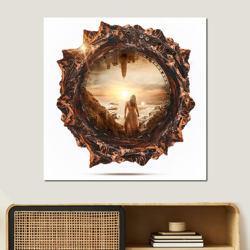 Surreal Time Canvas Wall Art