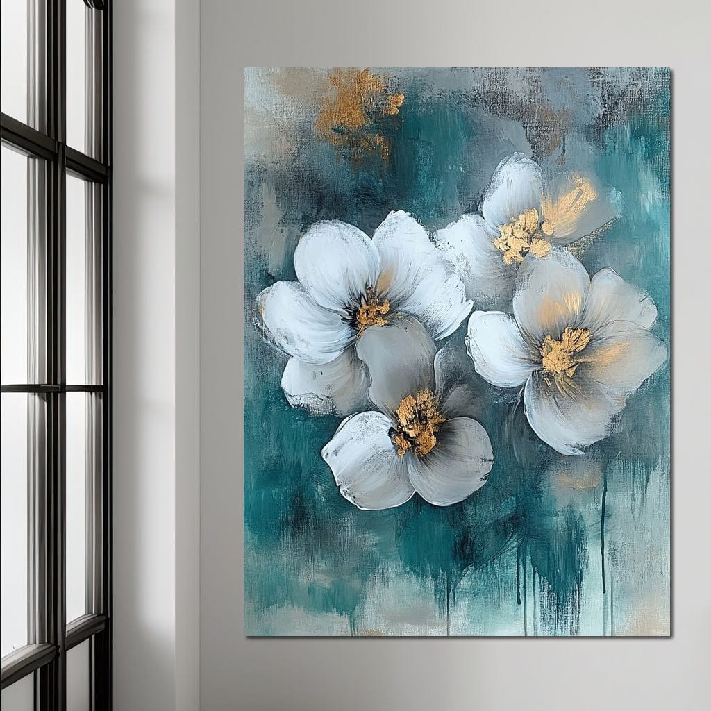 Floral Symphony Harmony Canvas Wall Art