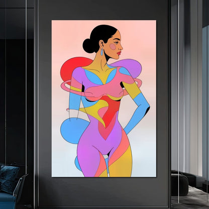 The Colorform Muse Canvas Wall Art