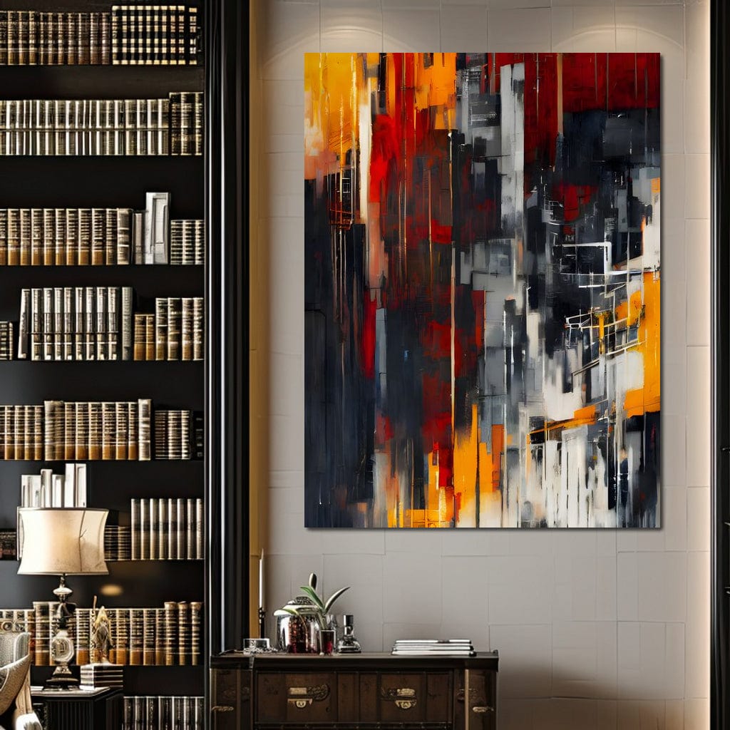 Urban Labyrinth Canvas Wall Art